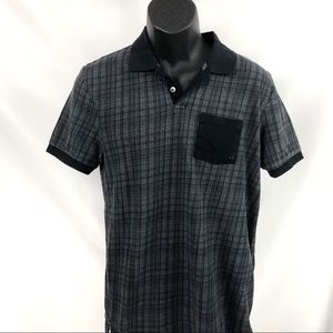 Calin Klein Body Fit Polo Shirt, Size M